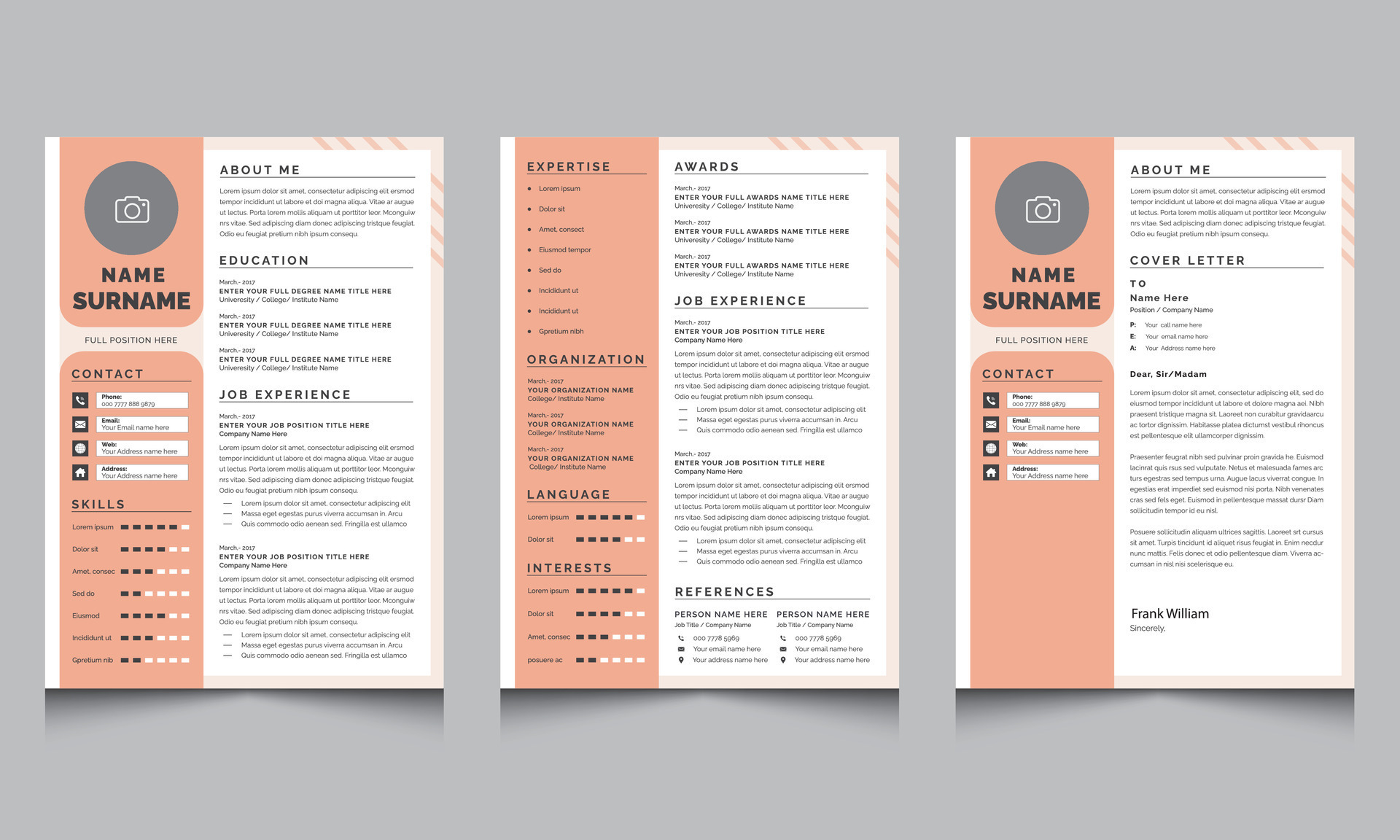 Creative Resume Template and Modern - Creative Resume Template And Modern Resume Layouts Vector 