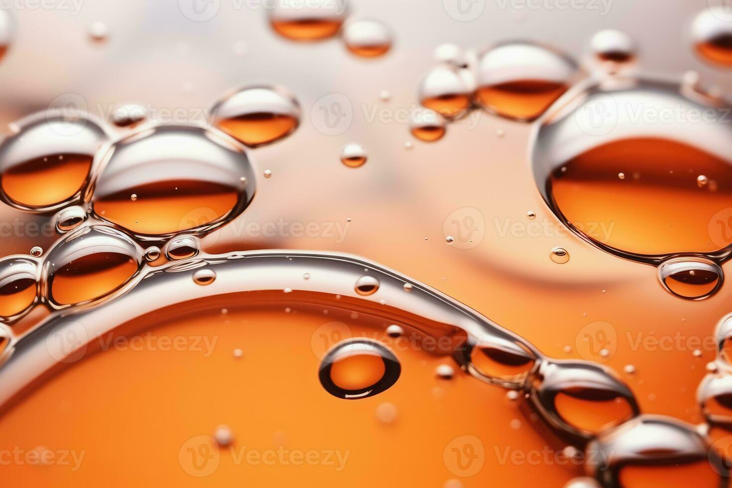 close up of a abstract glossy liquid surface background, Generative AI. photo