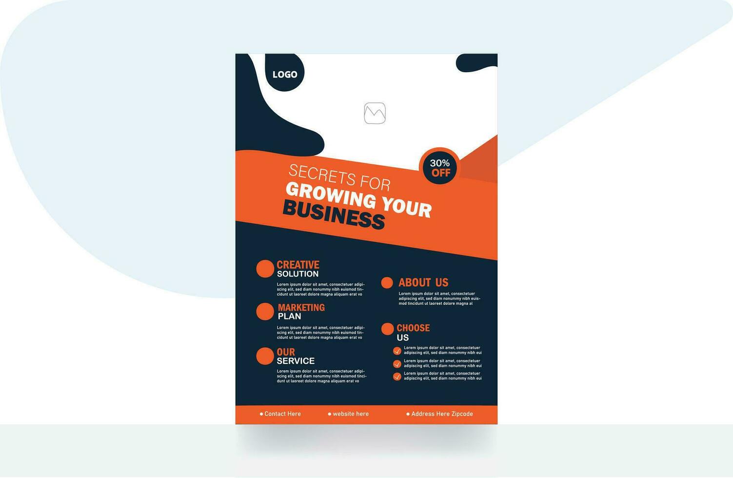 Corporate flyers brochure design report business marketing background template vector