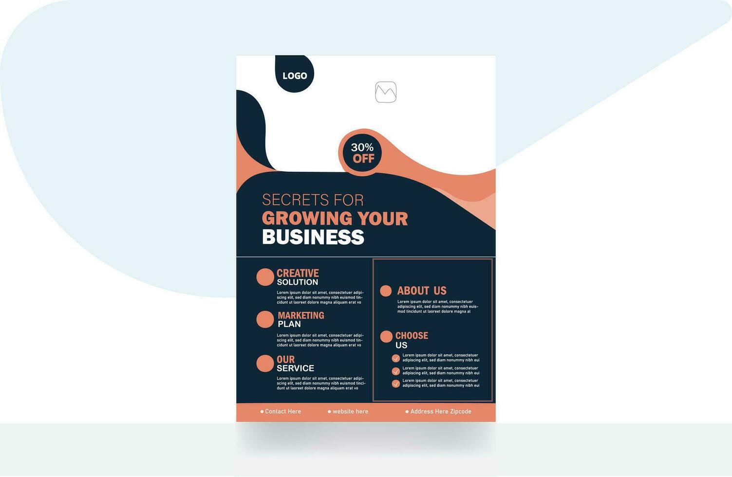 Corporate flyers brochure design report business marketing background template vector