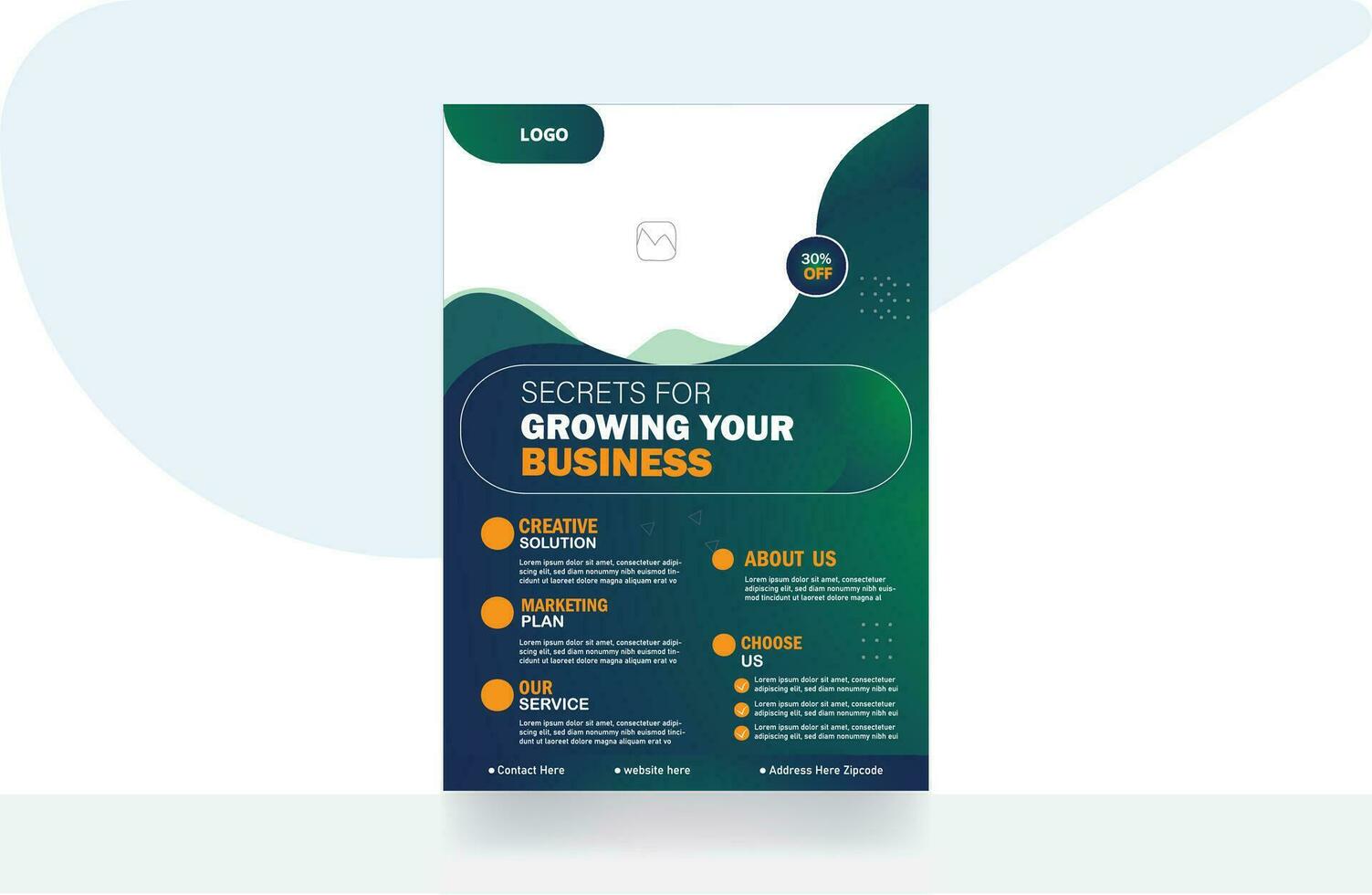 Corporate flyers brochure design report business marketing background template vector