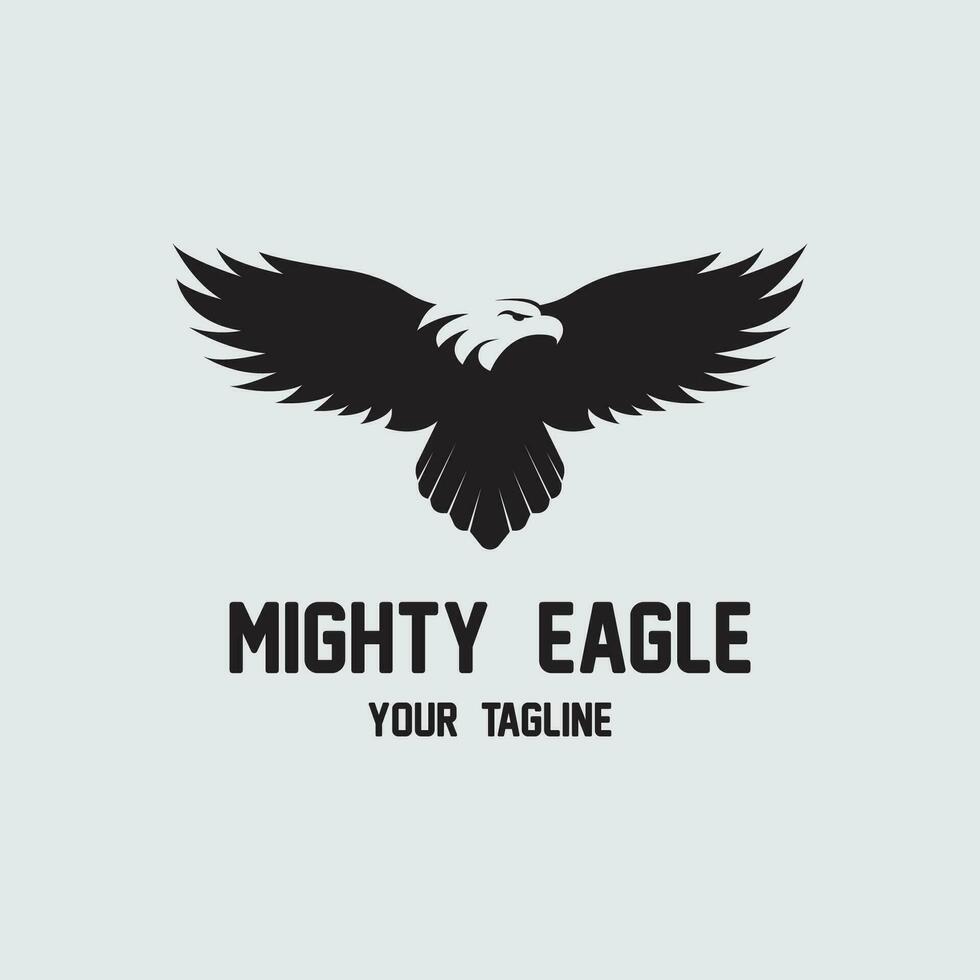 eagle logo vector icon illustration design