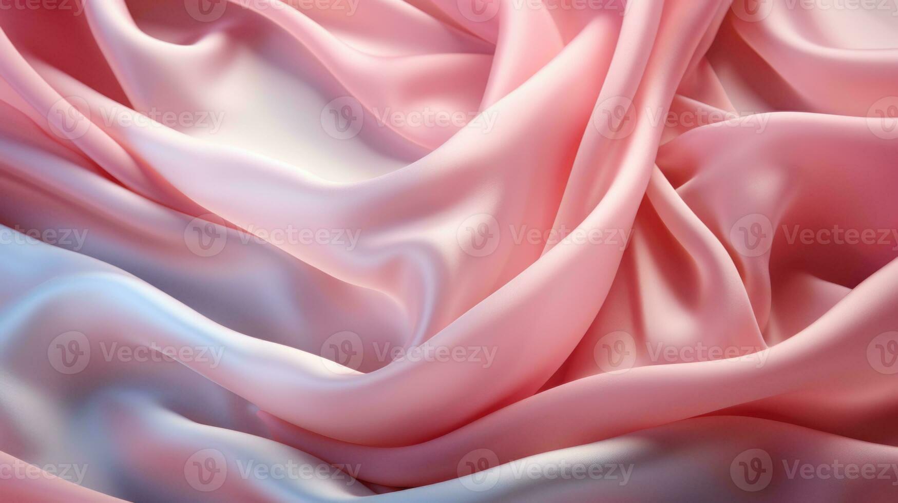 Light Rose blue Pure Silk Charmeuse Fabric Crepe Satin Fabrics Sewing Craft Width texture wallpaper. AI generative photo