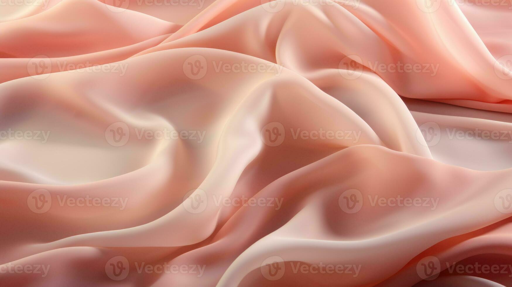 Light Rose Pure Silk Charmeuse Fabric Crepe Satin Fabrics Sewing Craft Width texture wallpaper. AI generative photo