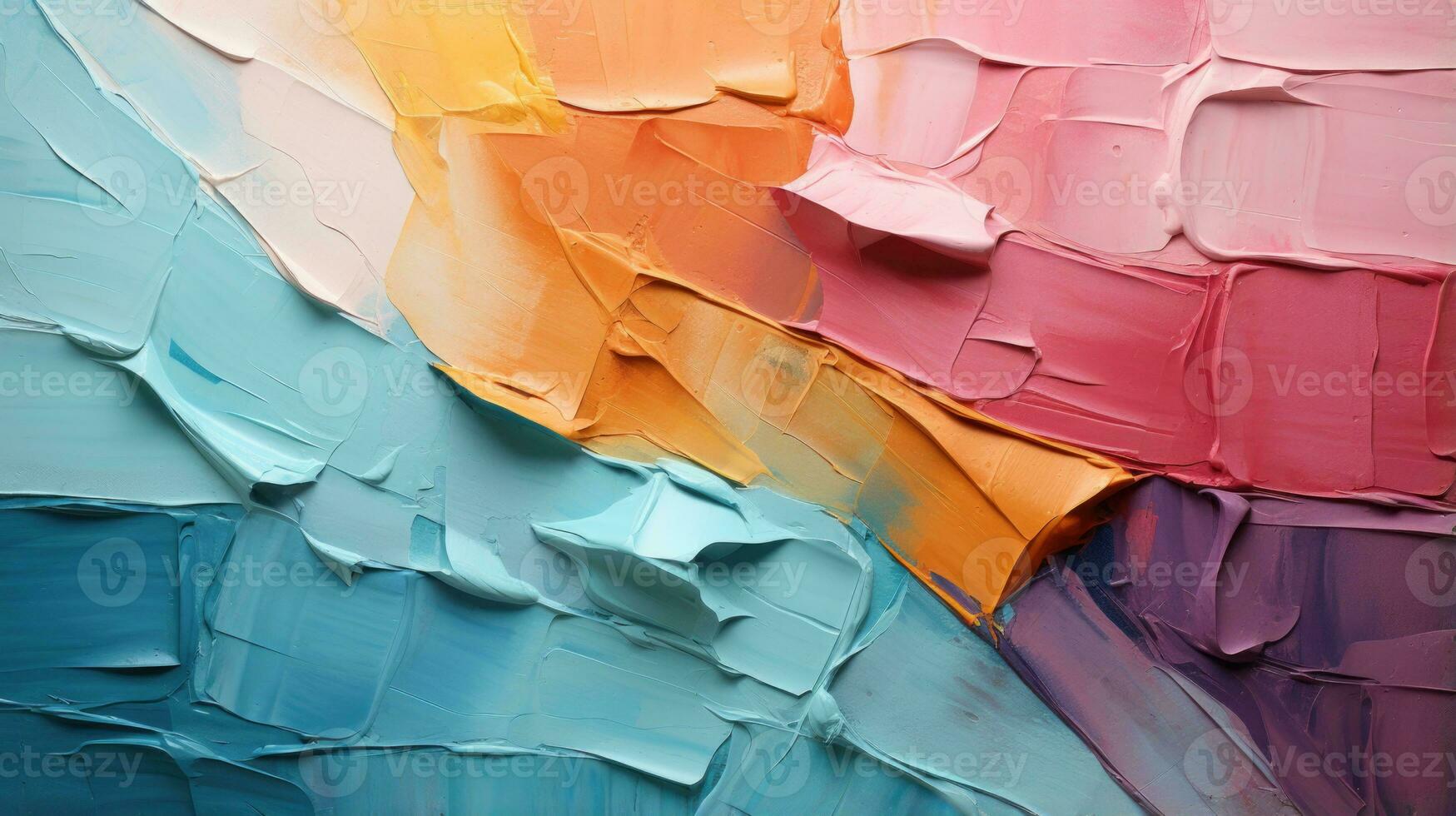 Abstract background created with liquid paints geometric paint strokes. AI generative photo