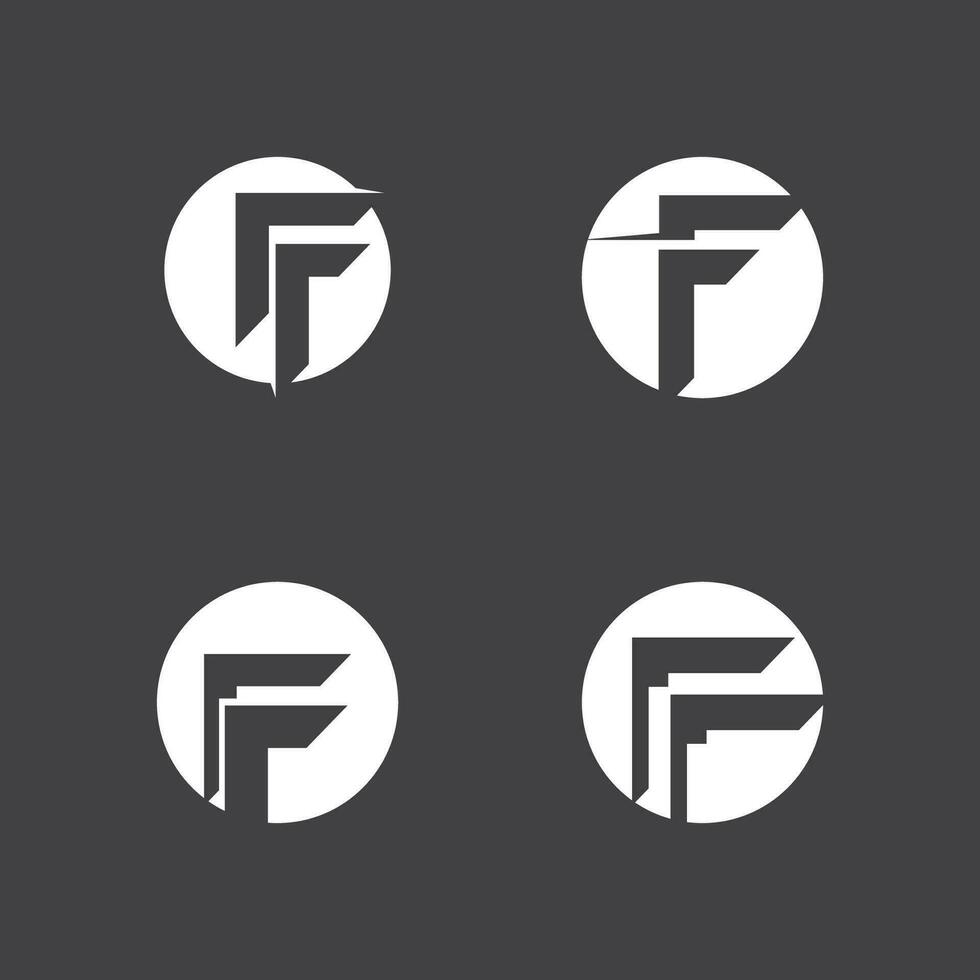 F Letter logo Vector template