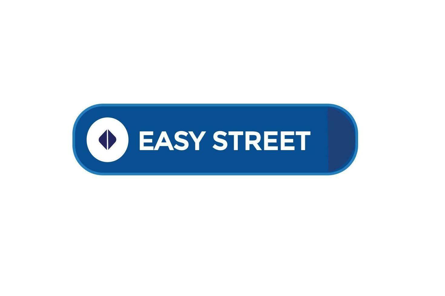 new easy street  news website, click button, level, sign, speech, bubble  banner, vector