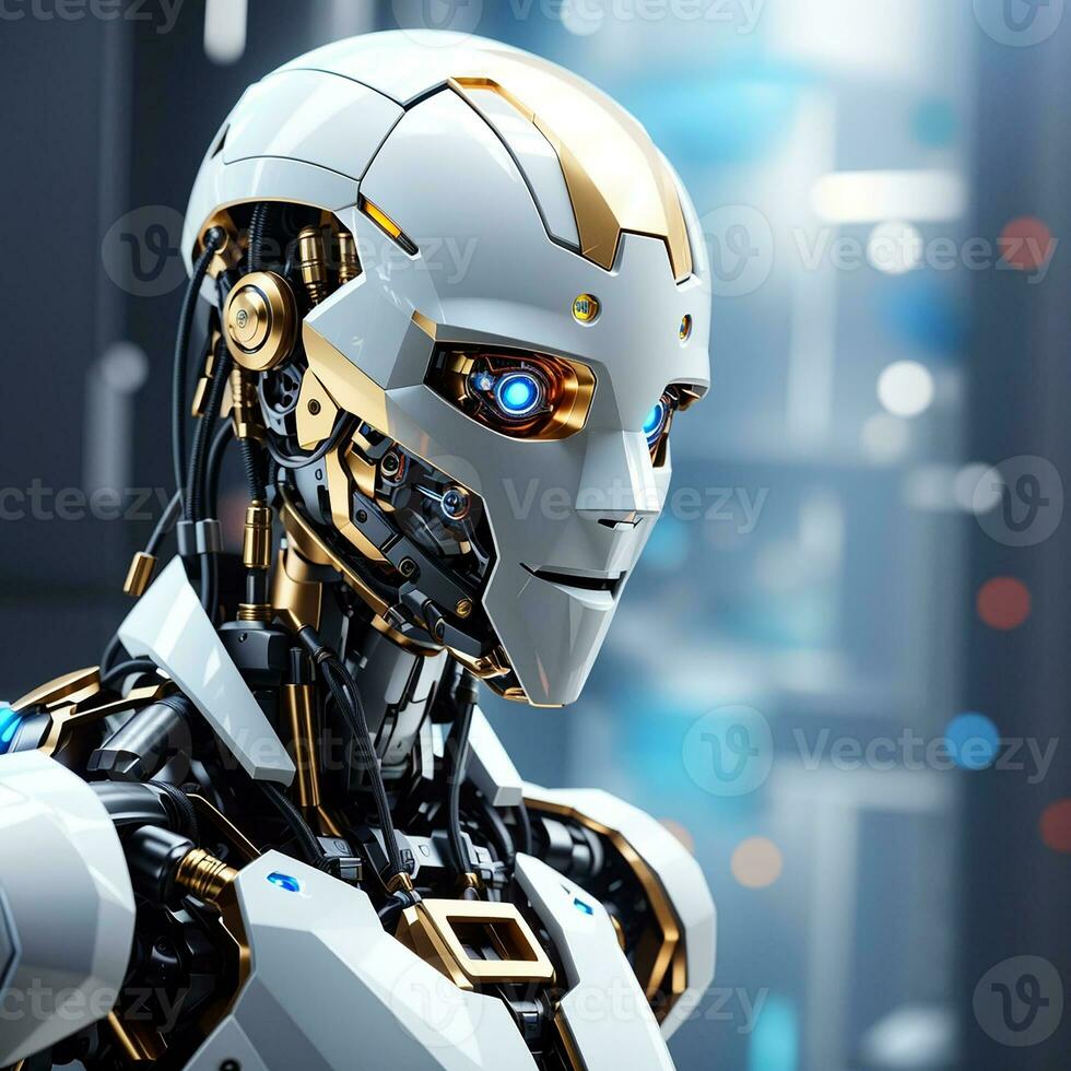 a future with AI robots photo
