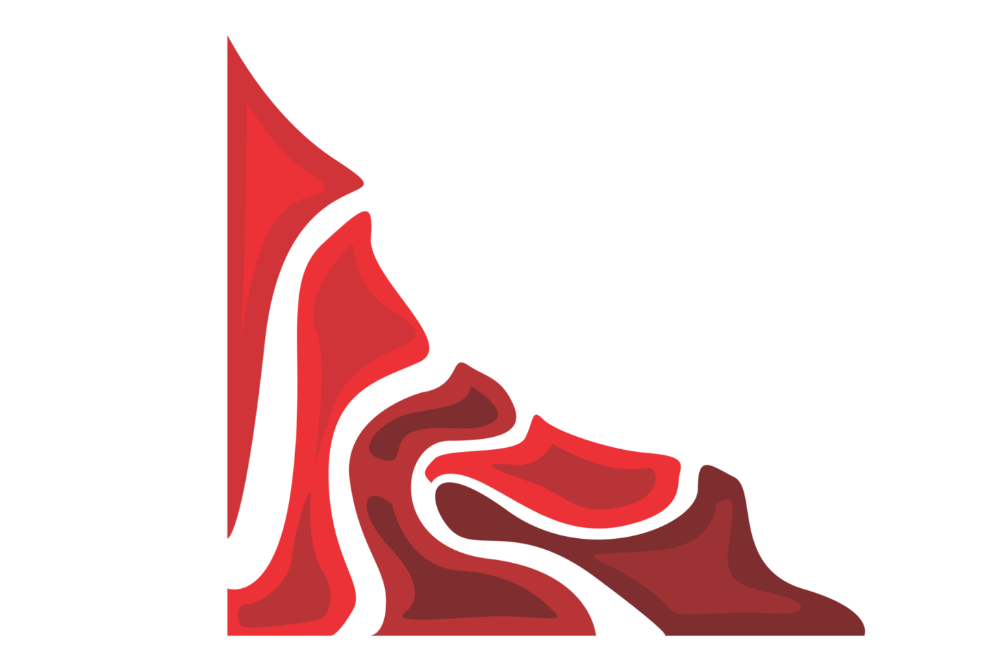 Abstract Ornament Border Design WIth Transparent Background png