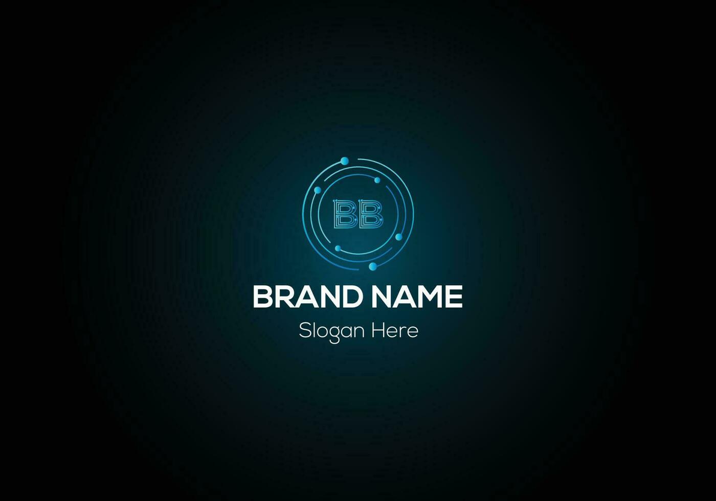 Abstract B B letter modern initial lettermarks logo design vector