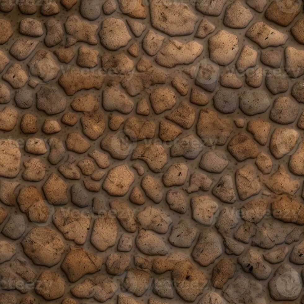 Ground seamless pattern texture background AI Generative photo