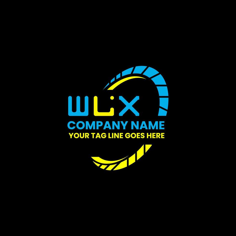 WLX letter logo vector design, WLX simple and modern logo. WLX luxurious alphabet design