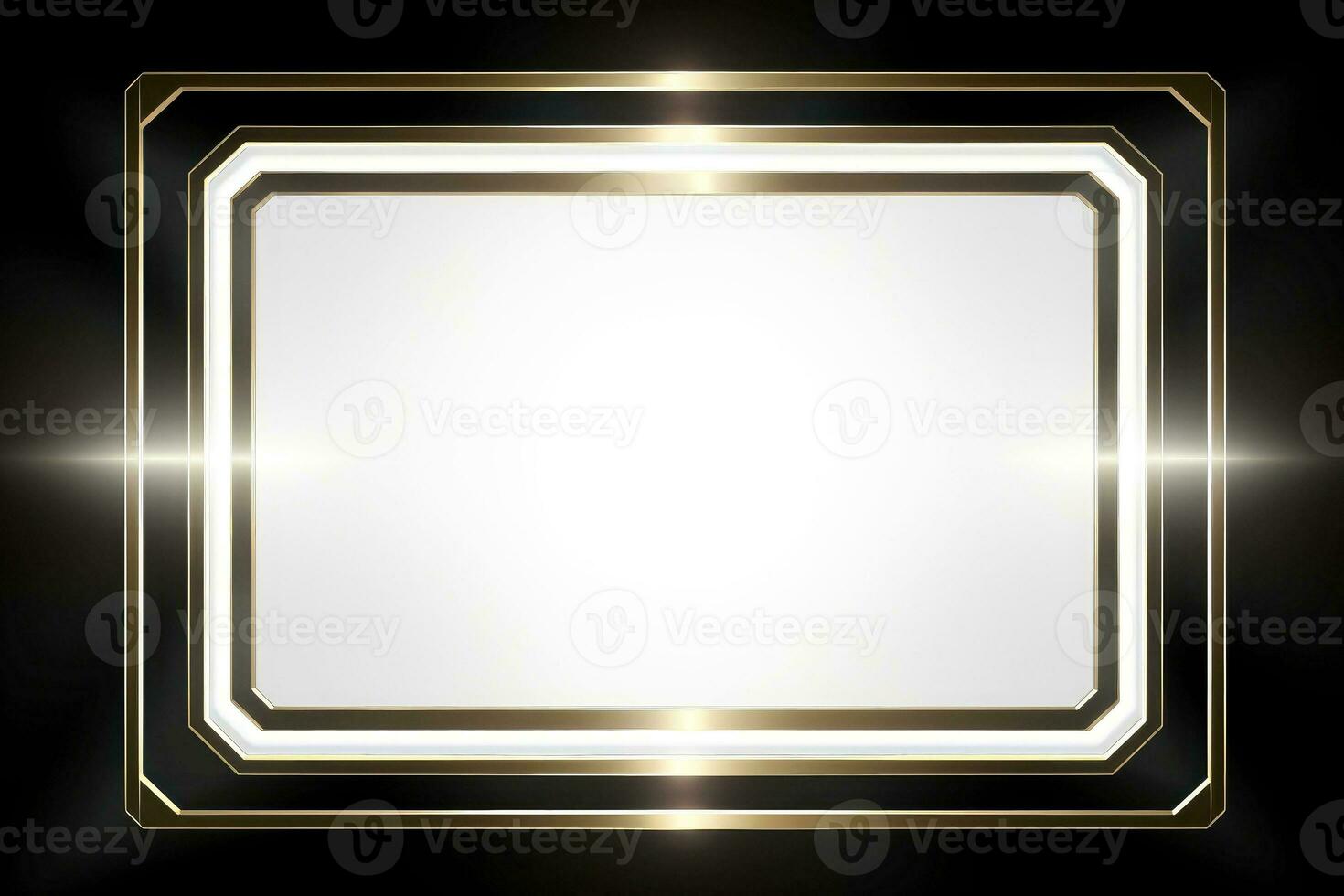 Abstract high tech white border, futuristic technology background, Generative AI photo