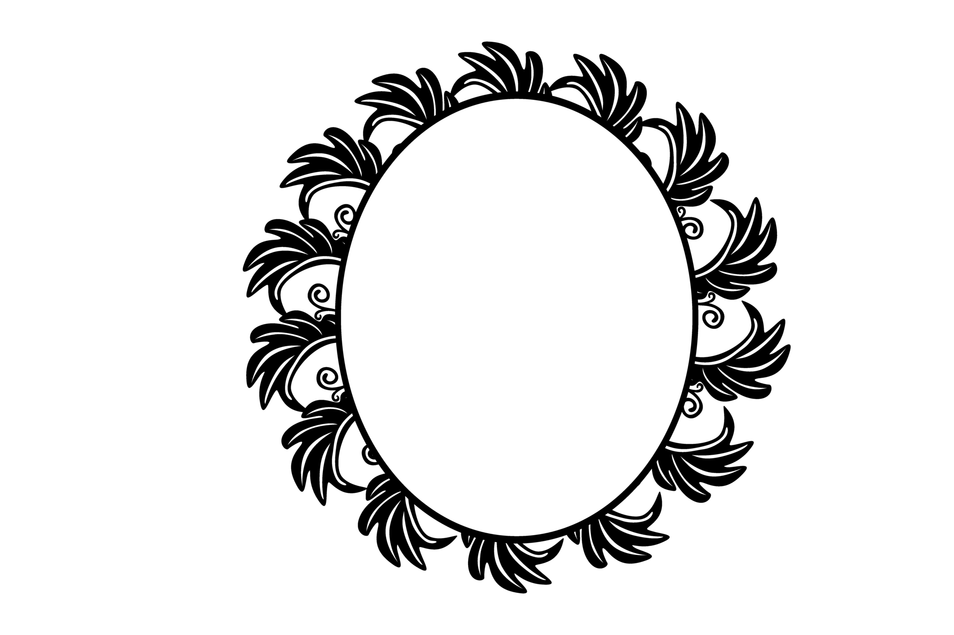 Circle Ornament Border Design With Transparent Background 33840875 PNG