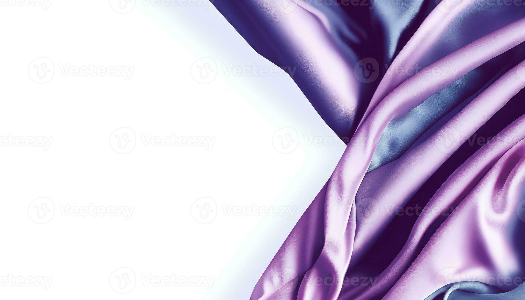 Abstract smooth elegant fabric. Silk texture of soft background. Flowing waves textile. AI Generative photo