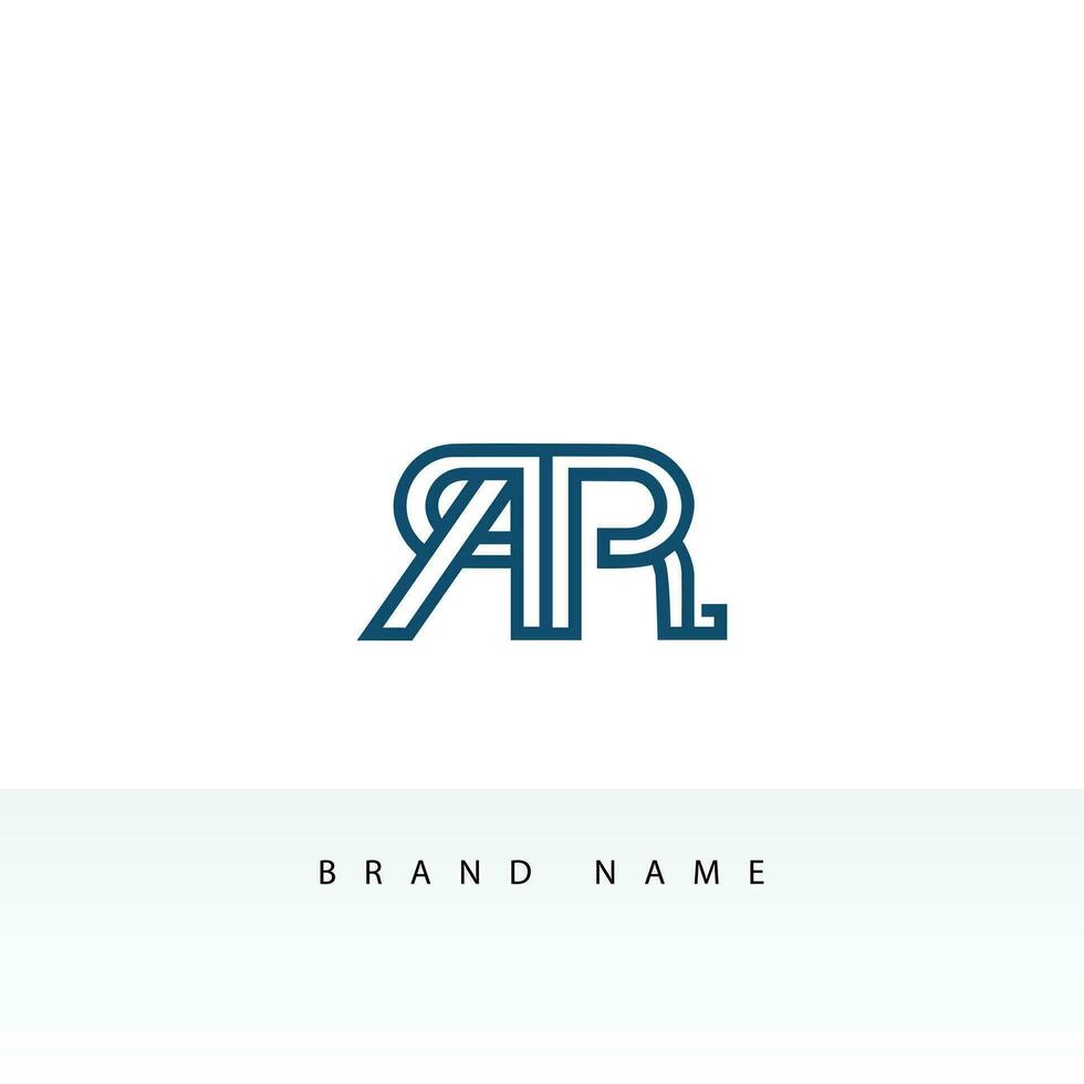AR, RA Alphabet Letters Logo Monogram vector