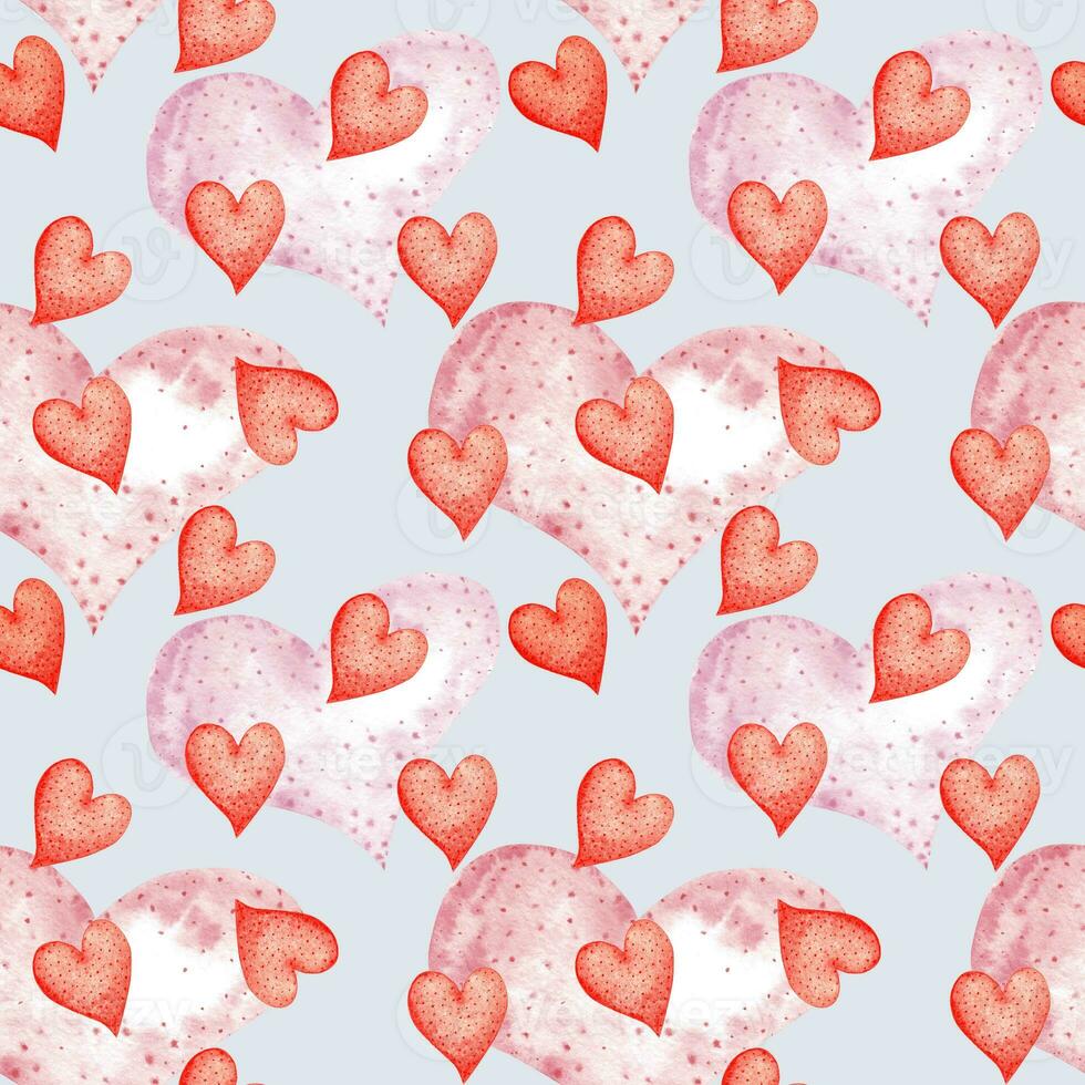 a pattern with hearts on it photo