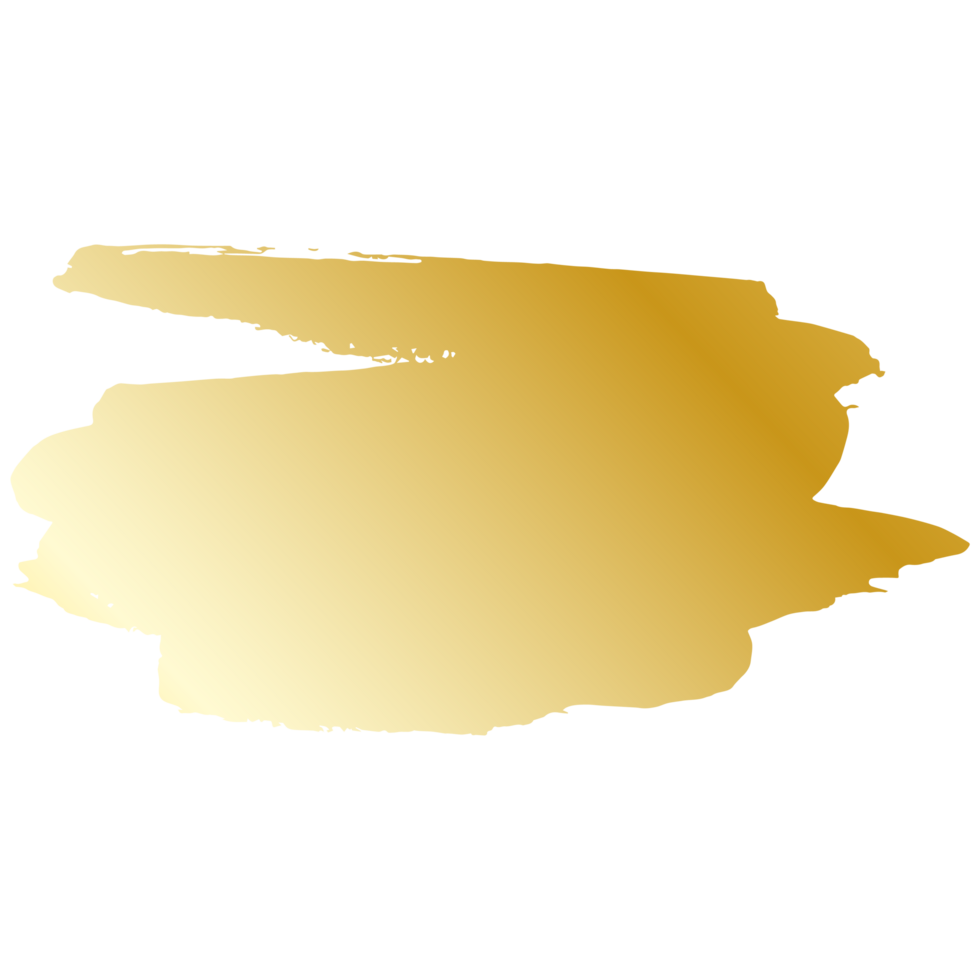 Abstract gradient golden background. Brush stroke. Place for text png