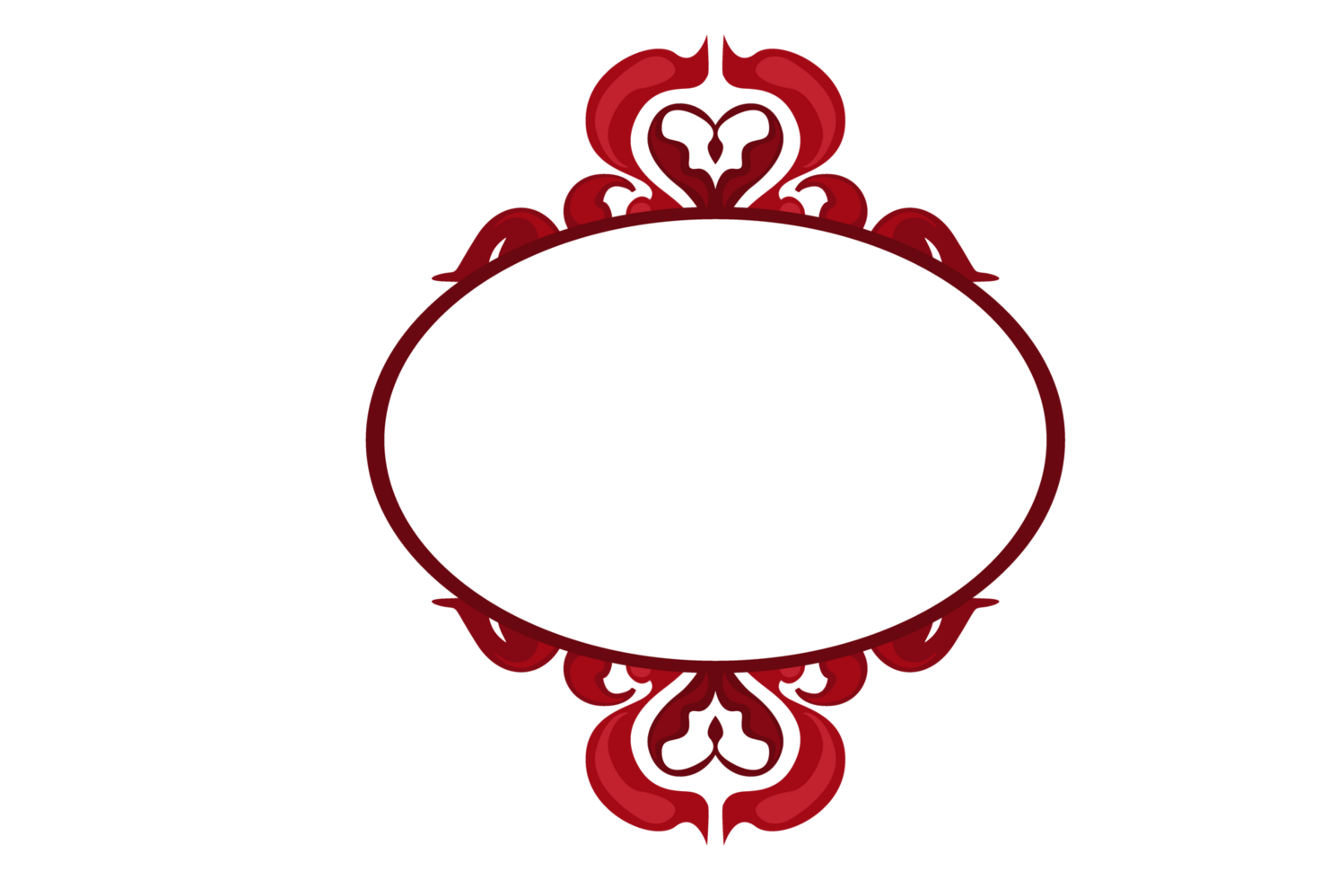 Flora Ornament Border With Design With Transparent Background png