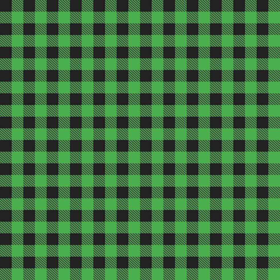 Light green and black buffalo plaid pattern with oblique line inside background. plaid pattern background. Seamless pattern. for backdrop, decoration, gift wrapping, gingham tablecloth. vector
