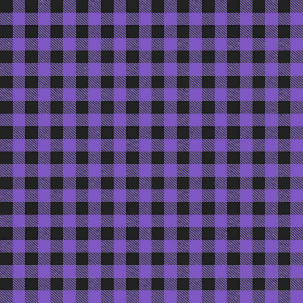 Purple and black buffalo plaid pattern with oblique line inside background. plaid pattern background. plaid background. Seamless pattern. for backdrop, decoration, gift wrapping, gingham tablecloth. vector
