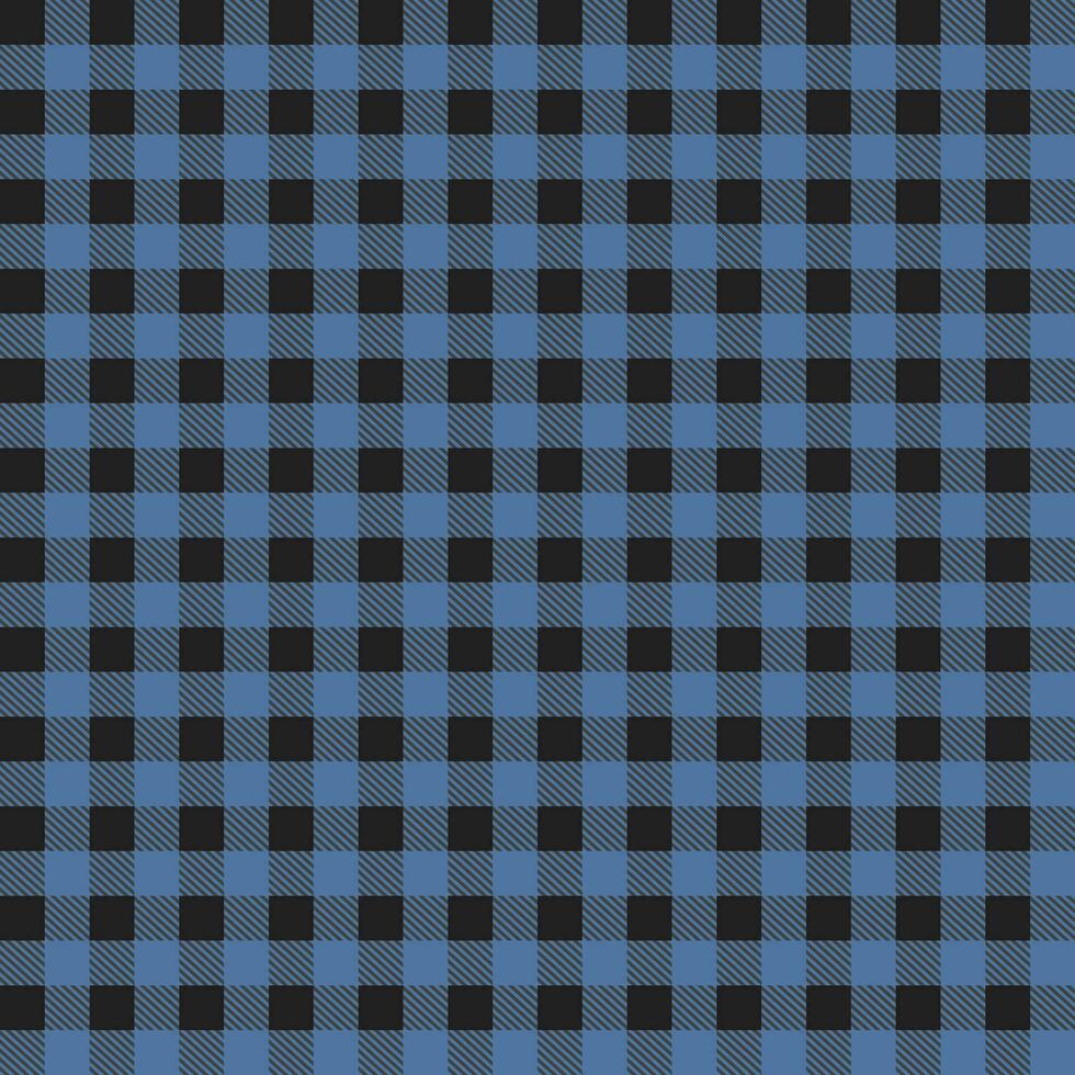 Navy blue and black buffalo plaid pattern with oblique line inside background. plaid pattern background. plaid background. Seamless pattern. for backdrop, decoration, gingham tablecloth. vector