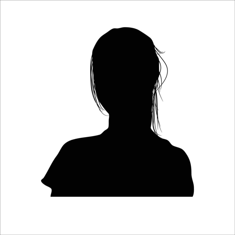 Woman silhouette vector