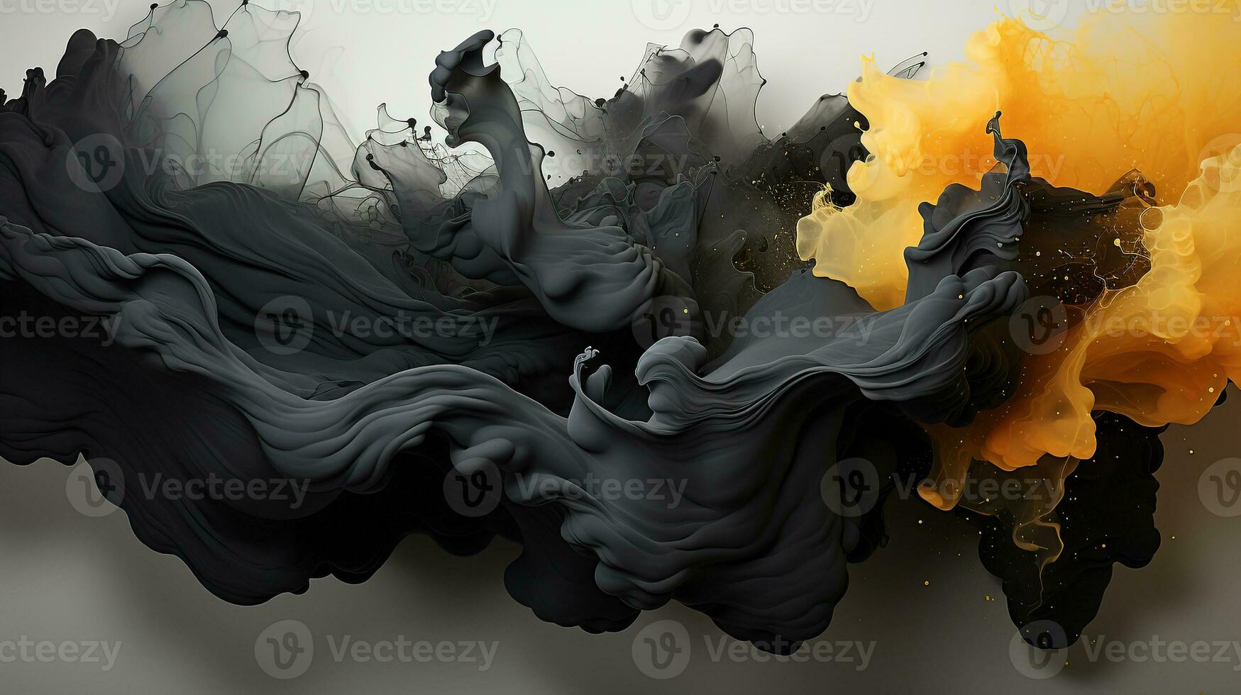 Black paint splash background photo