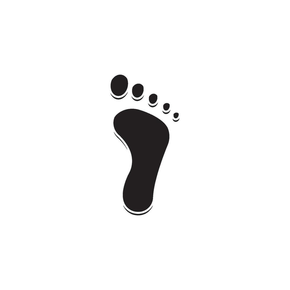 footprint icon vector