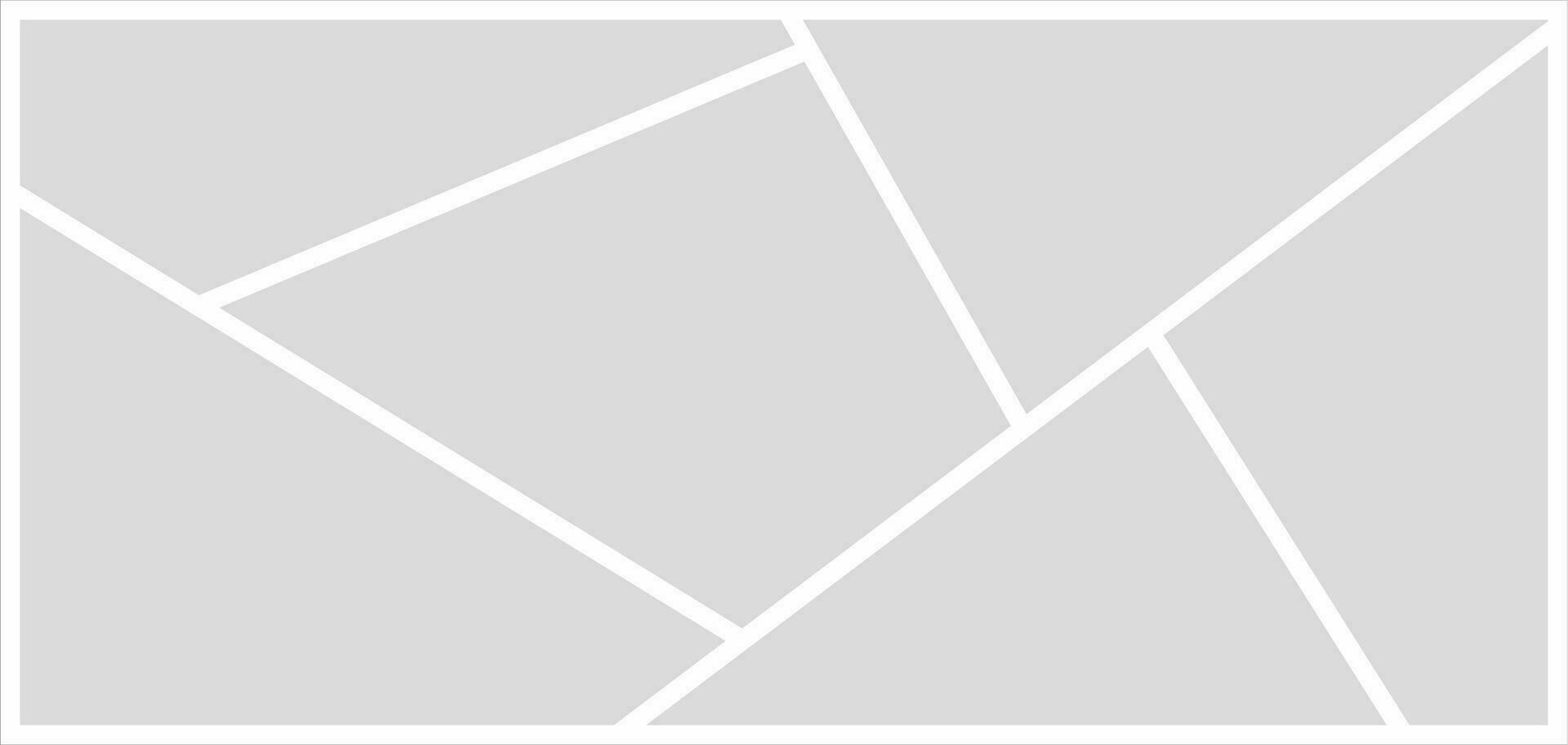 Pictures or photos frame collage. comics page grid layout abstract photo frames and digital photo wall template vector