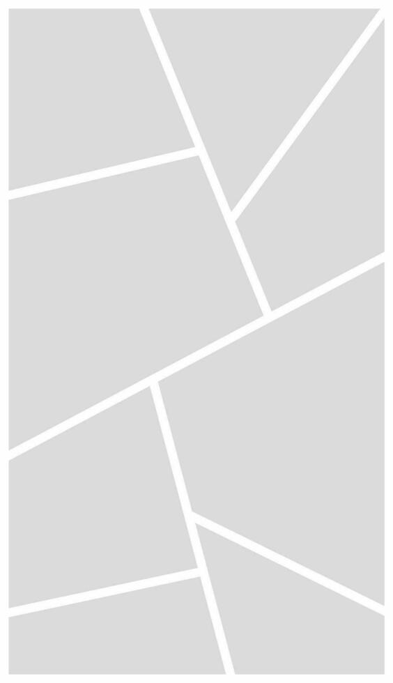 Pictures or photos frame collage. comics page grid layout abstract photo frames and digital photo wall template vector