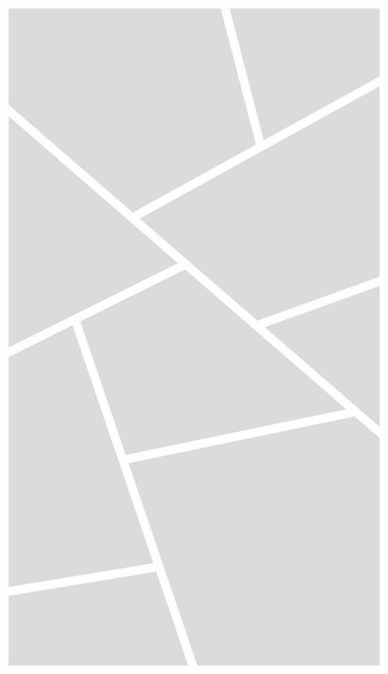 Pictures or photos frame collage. comics page grid layout abstract photo frames and digital photo wall template vector