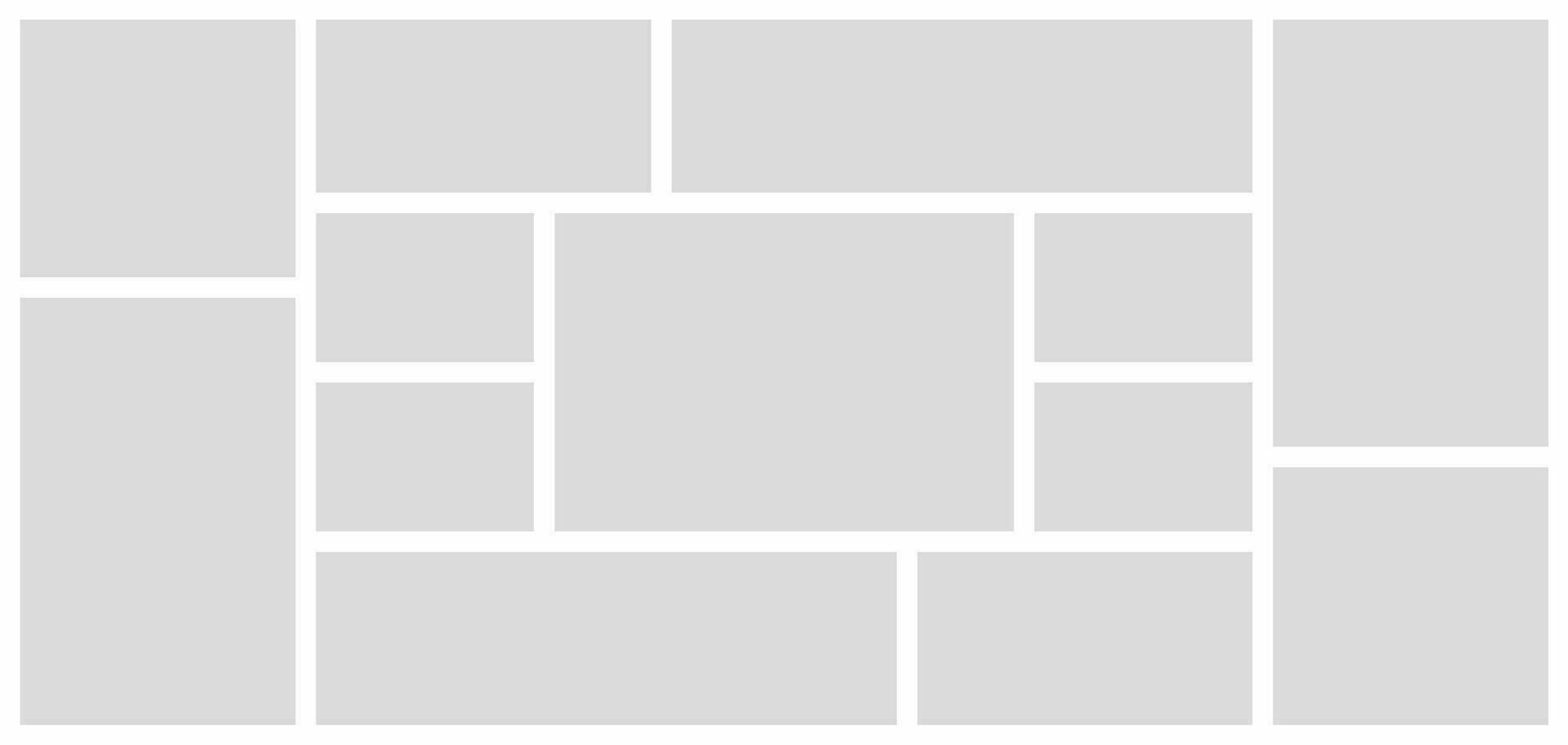 Pictures or photos frame collage vector