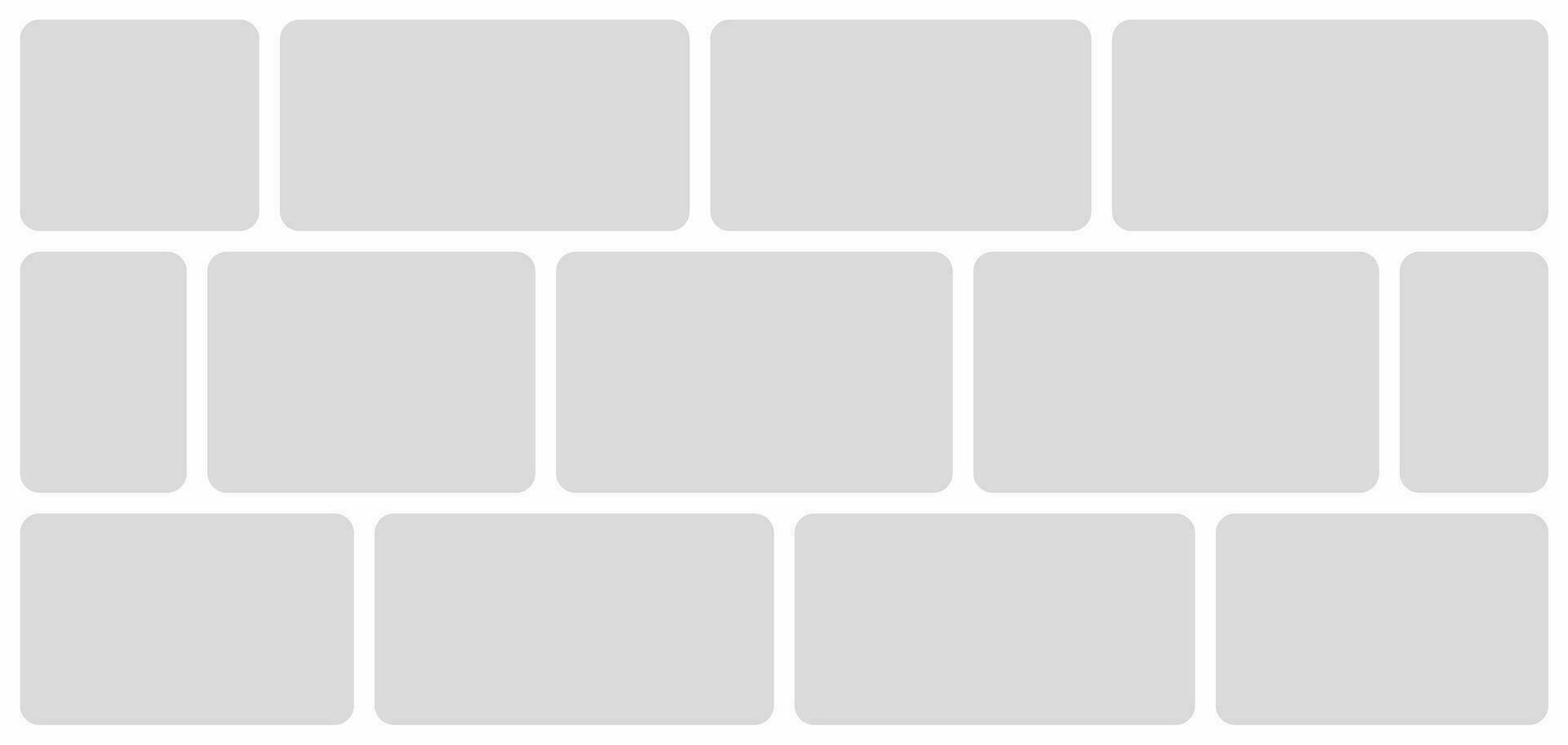 Pictures or photos frame collage vector