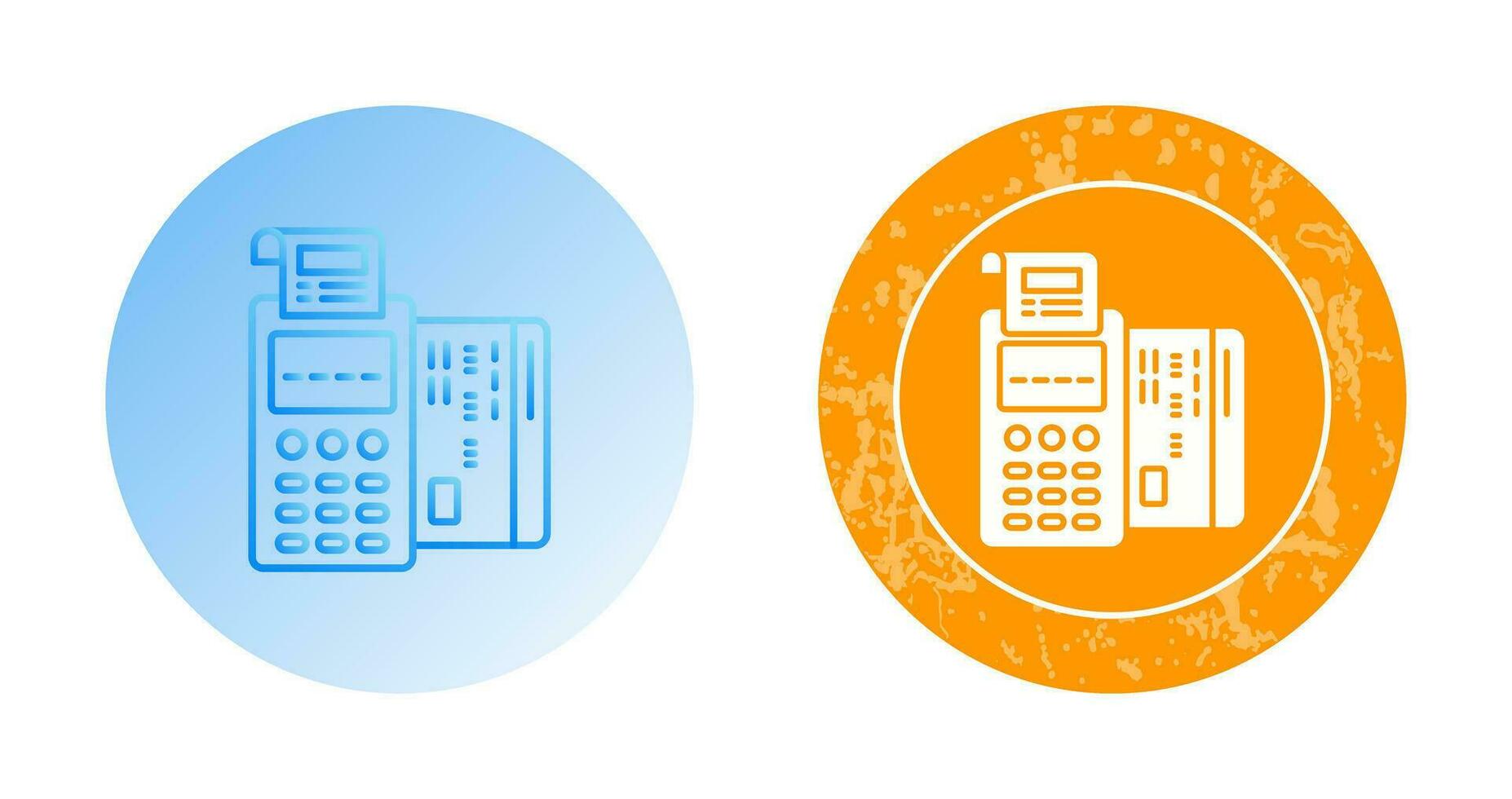 Pos Terminal Vector Icon