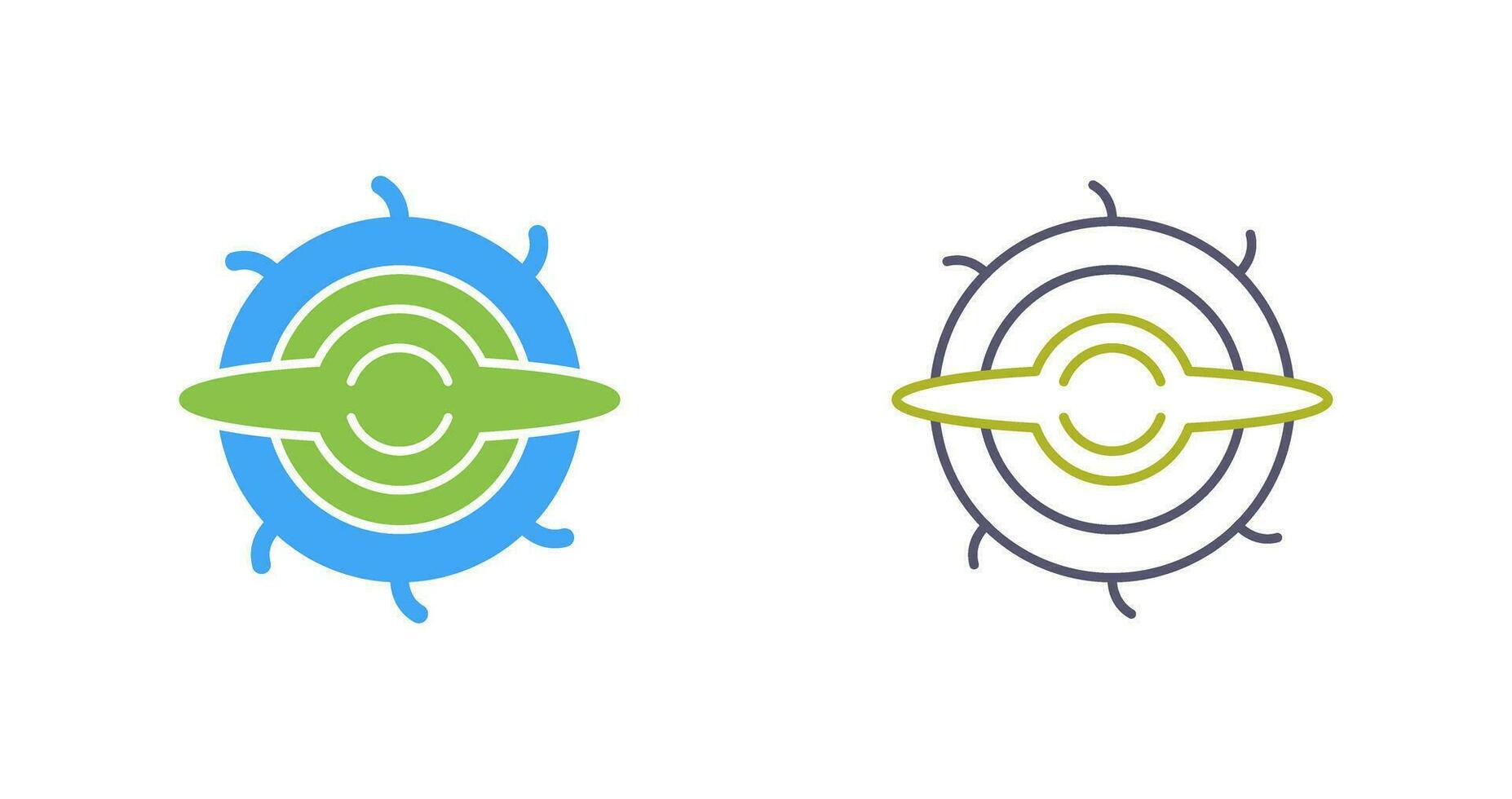 Black Hole Vector Icon