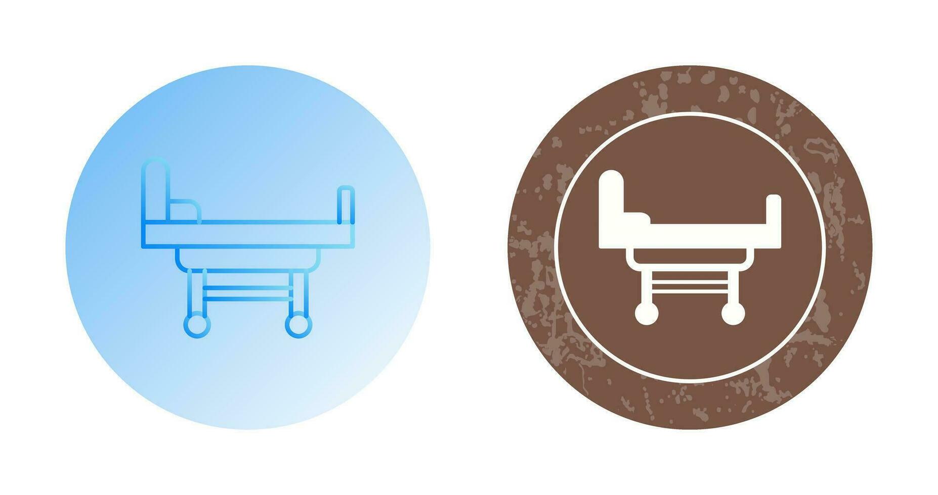 Hospital Bed Vector Icon