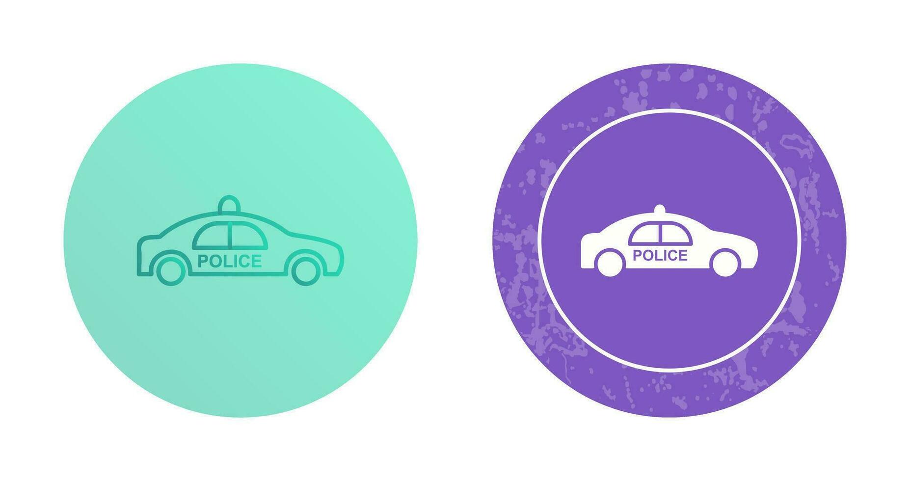 Police Car Vector Icon