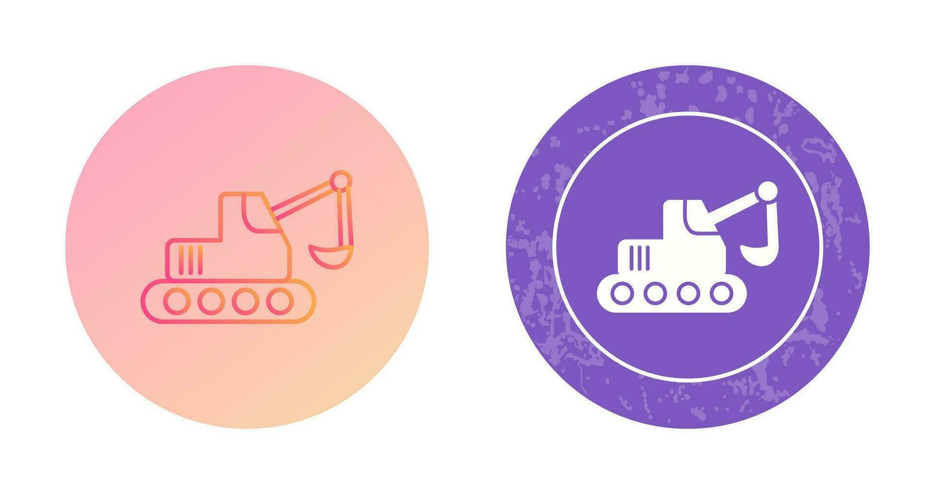 Escavator Vector Icon