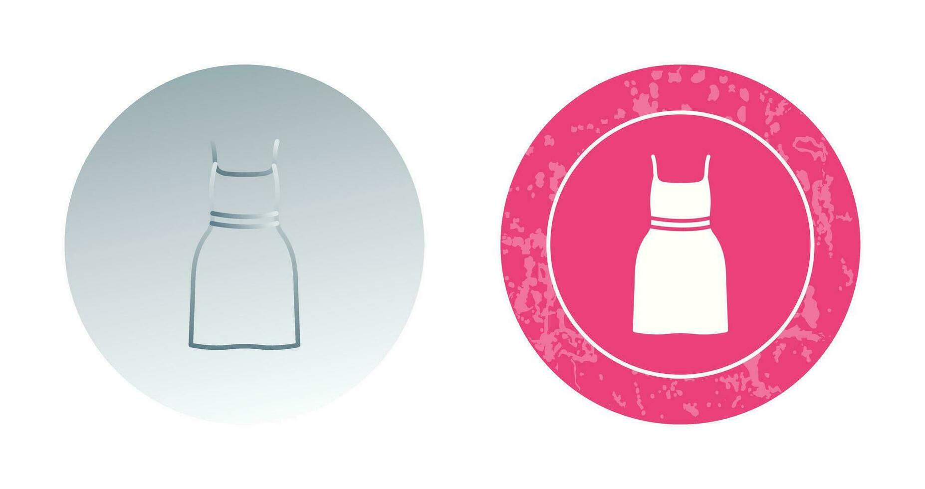 Cocktail Dress Vector Icon