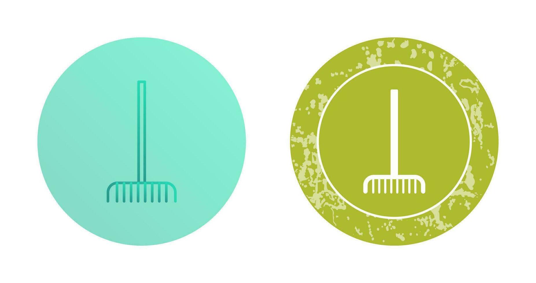 Fork picking Leaves Vector Icon