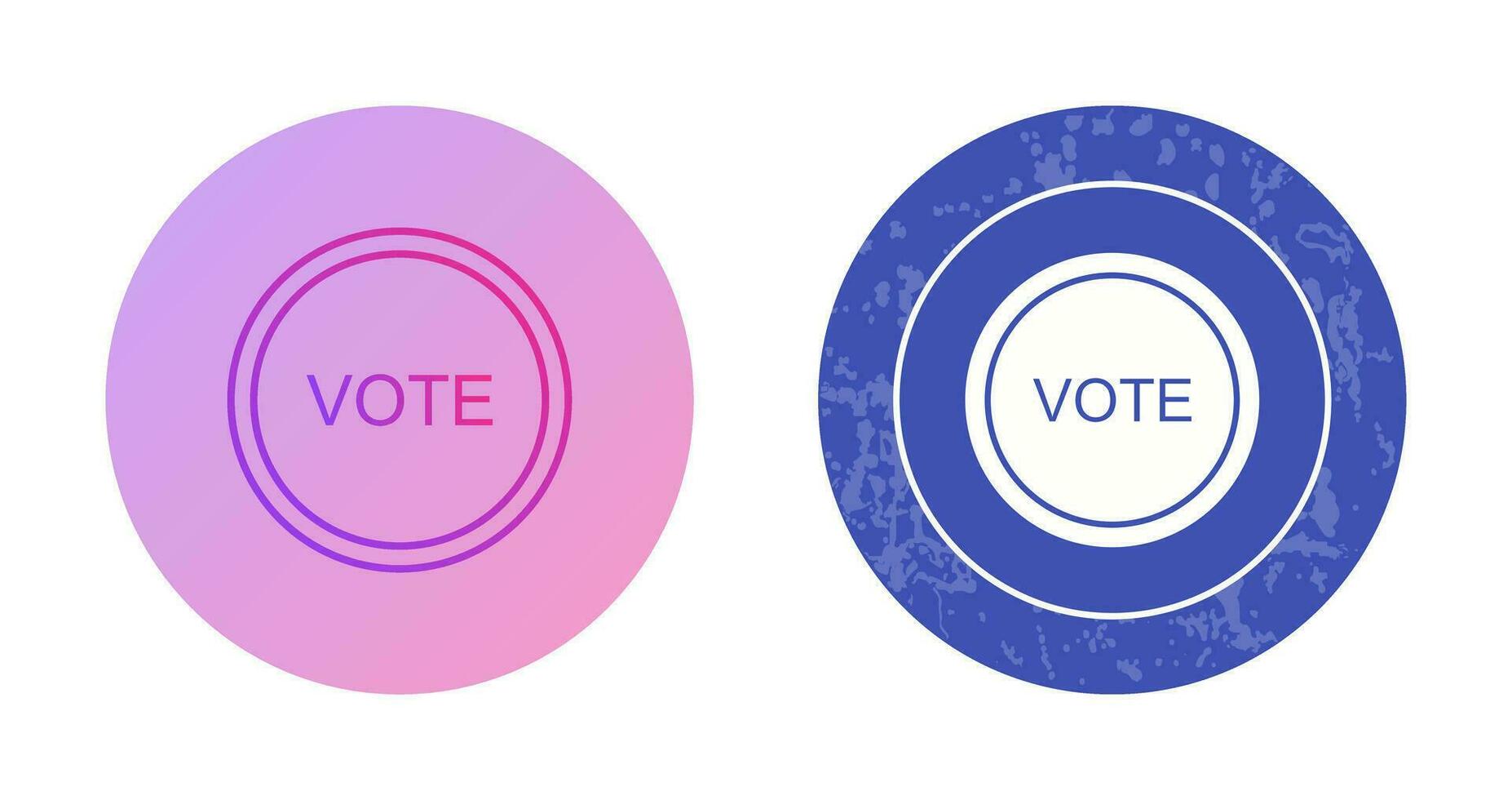 icono de vector de enlace de voto