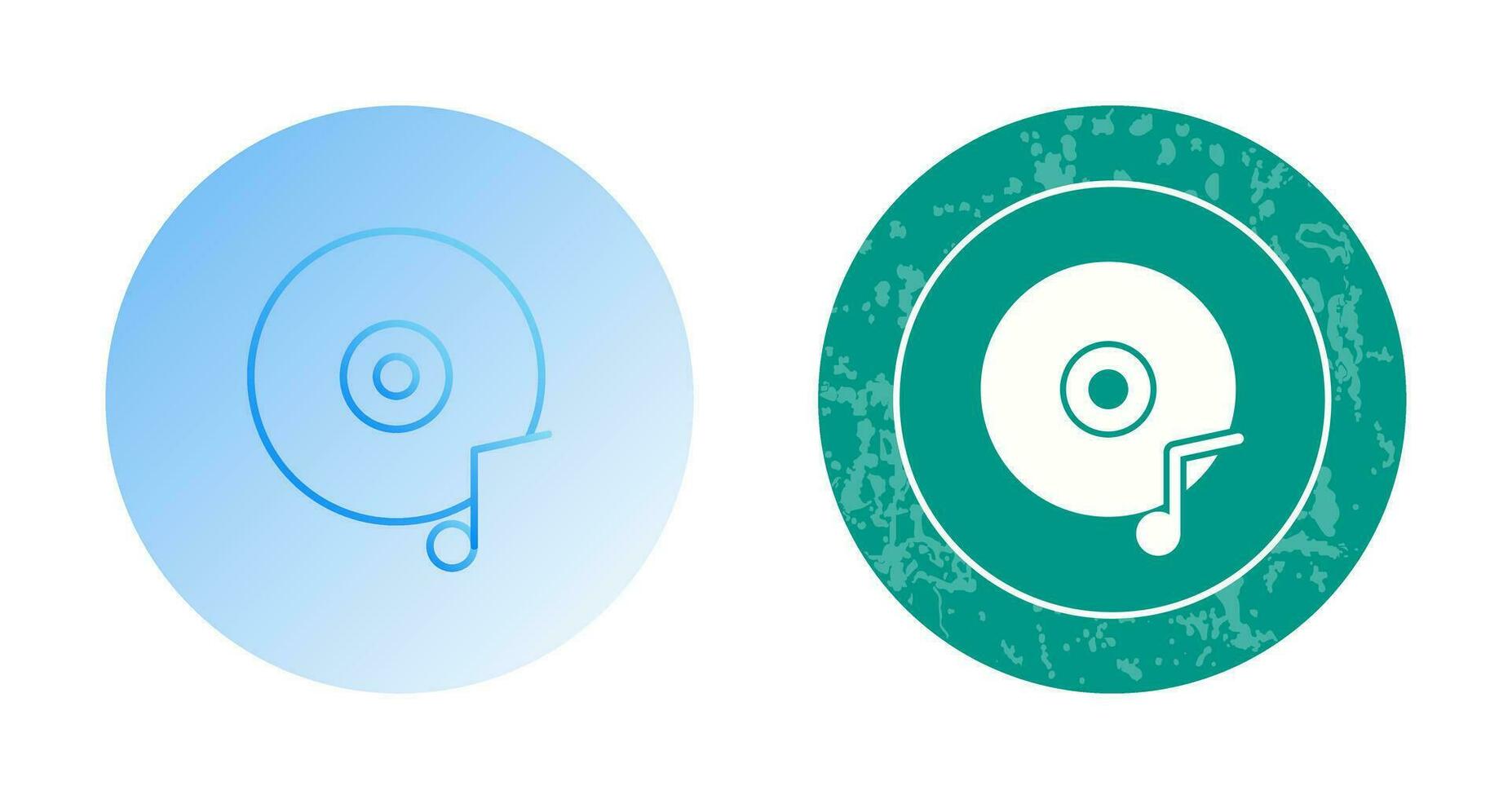 Music CD Vector Icon
