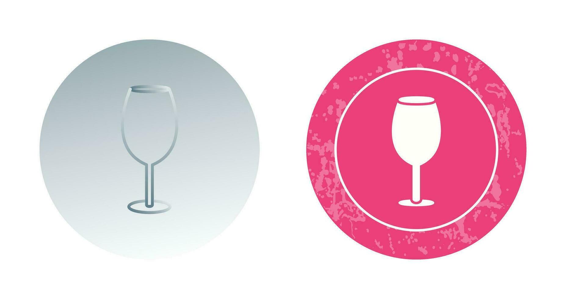 icono de vector de copa de vino