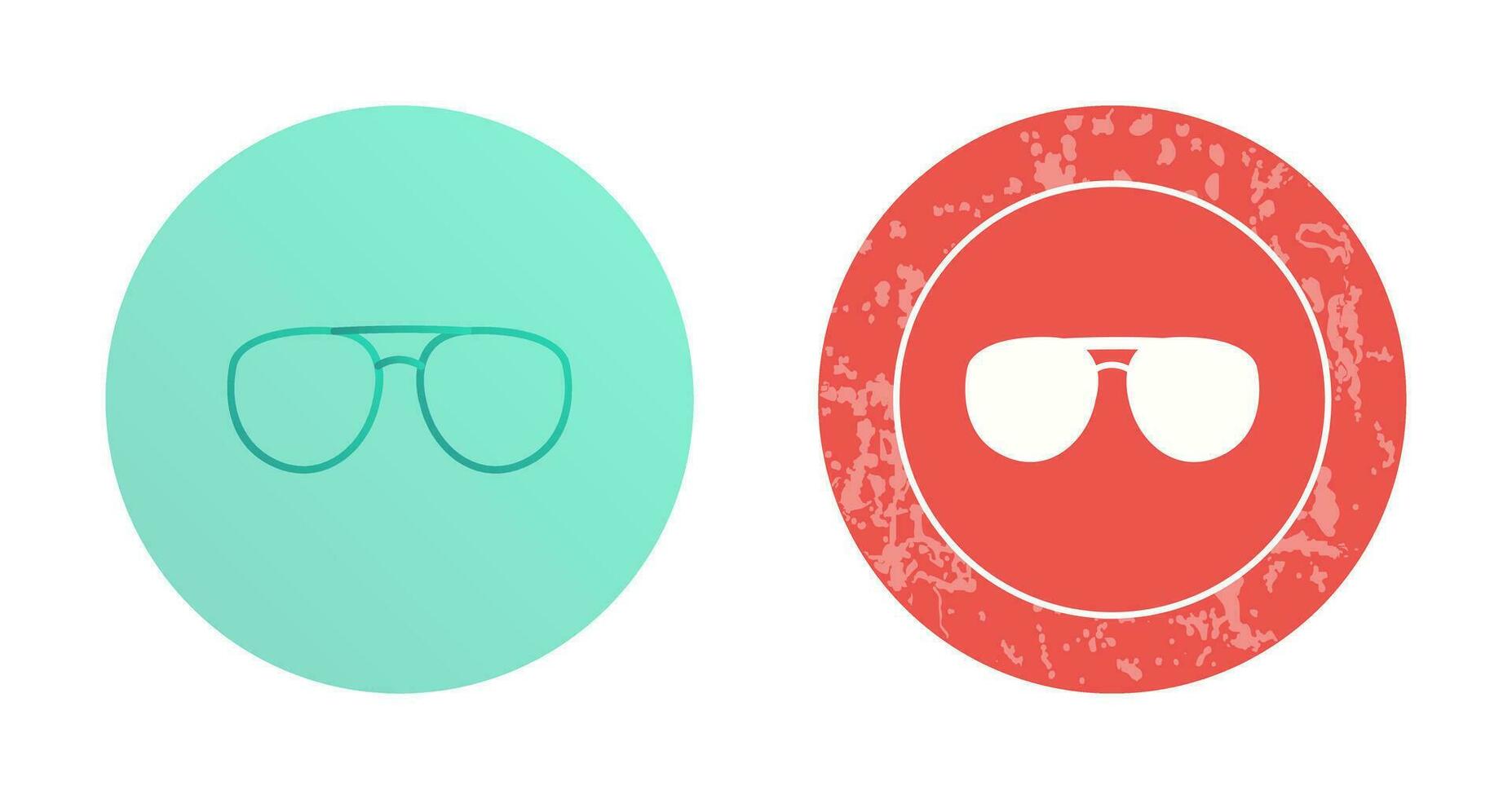 Unique Glasses Vector Icon