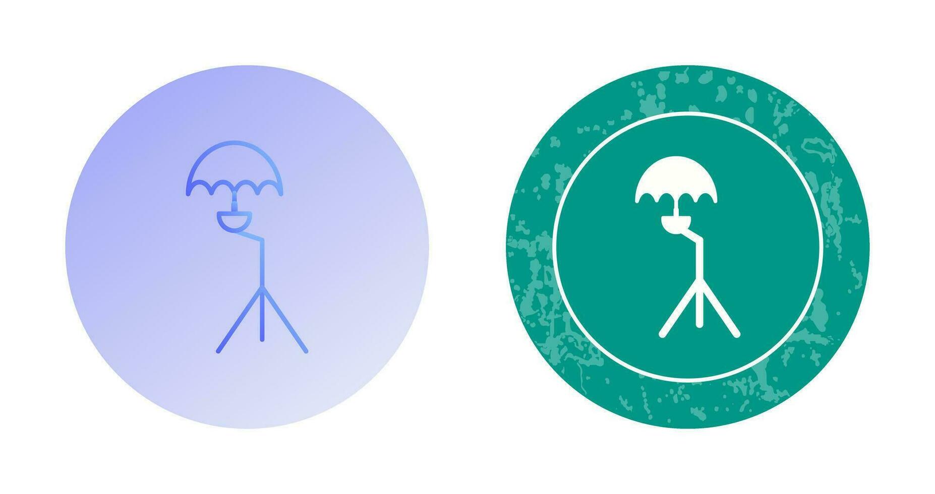 Unique Umbrella Stand Vector Icon