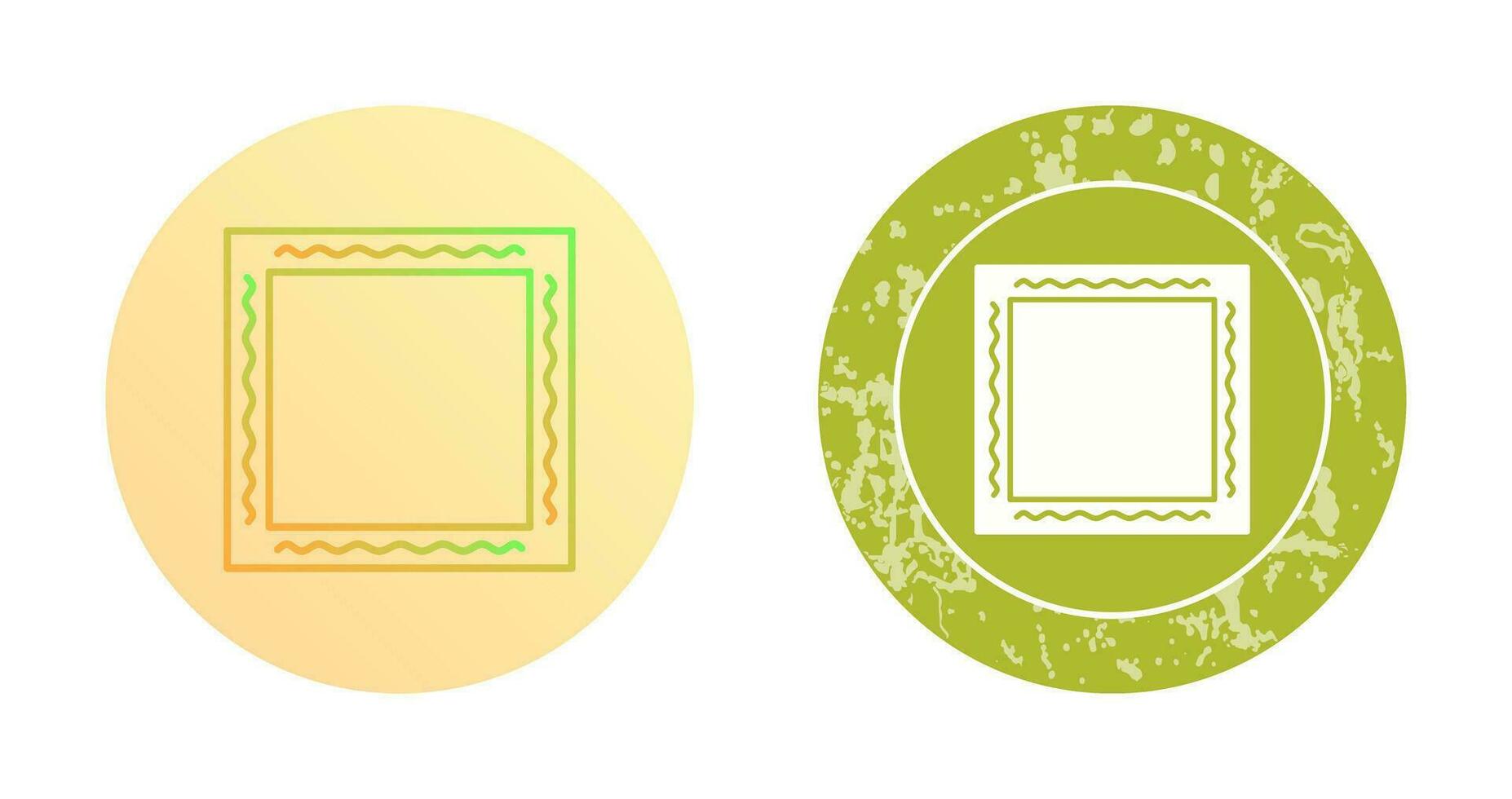 Unique Frame Vector Icon