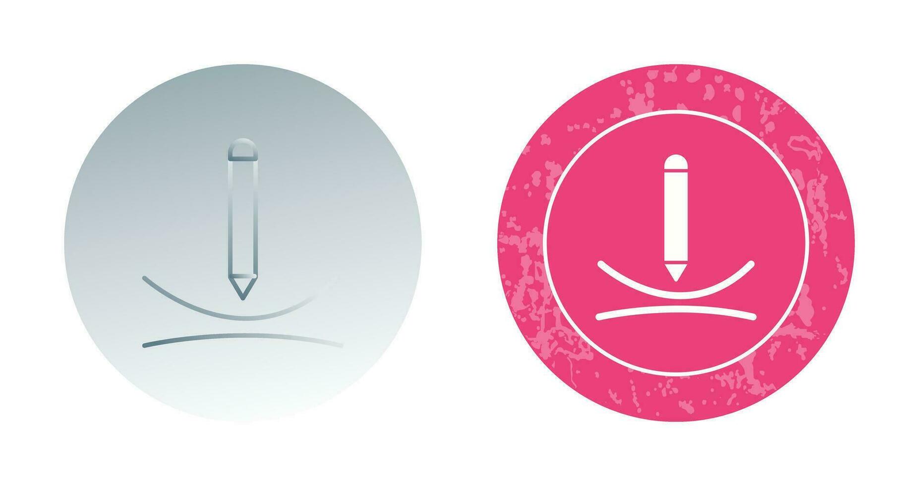 Draw Curve Vector Icon