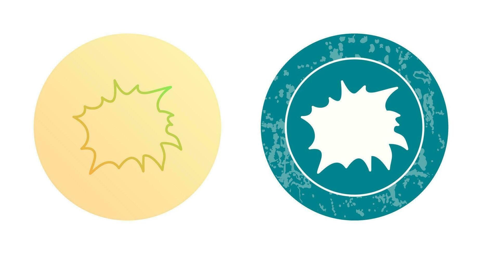 Unique Explosion Vector Icon