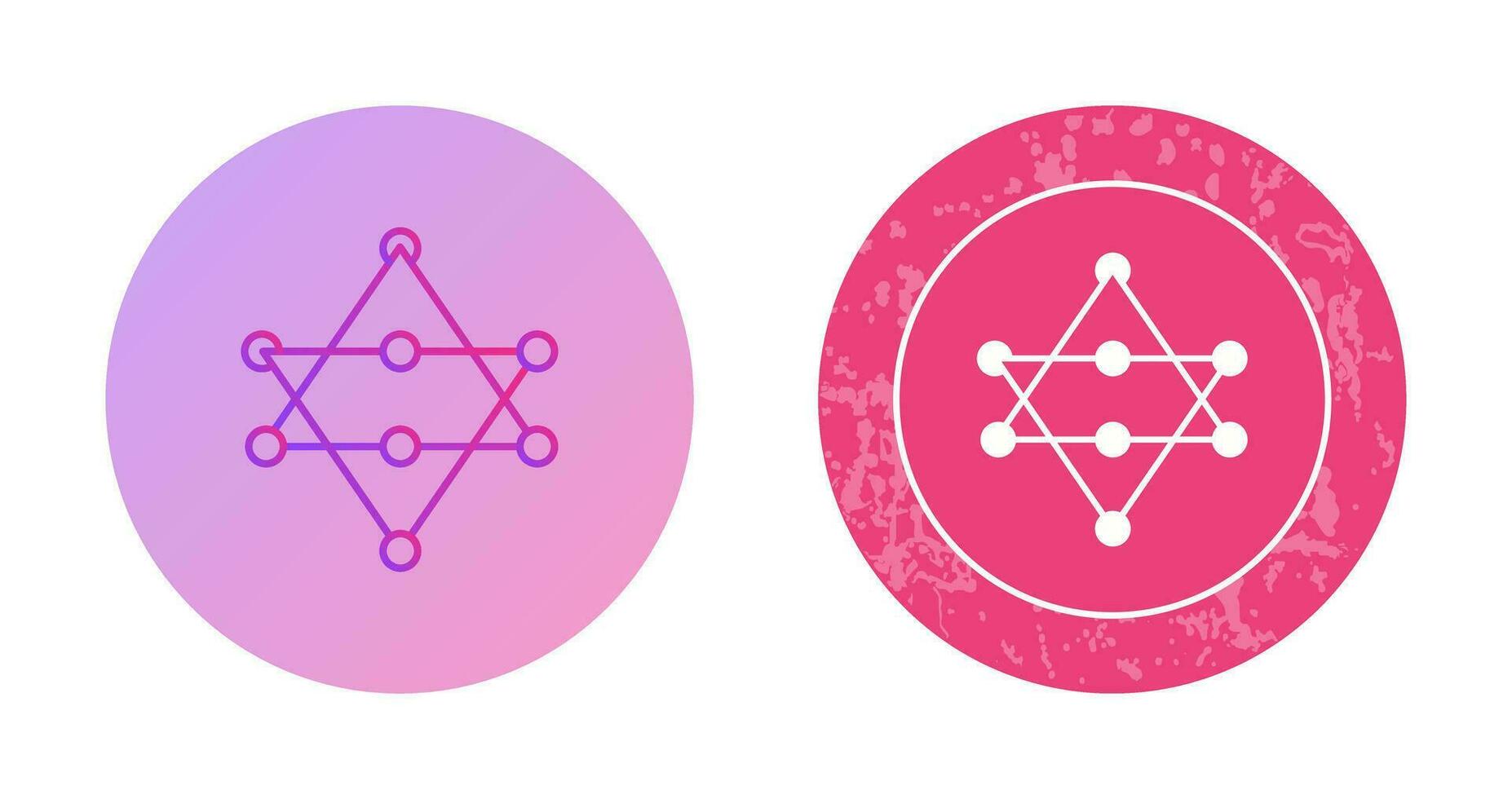 Unique Networks Vector Icon